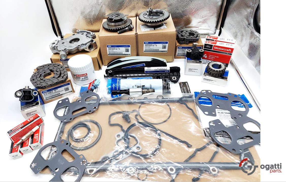 Brand New OEM Timing Chain Guides 5.4L SOHC V8, 24V OHV 29 Pieces, |Explorer|F-150|Expedition|F-250-350 2004-2010 OG-60-5.4L-29-1 - Imagen 6