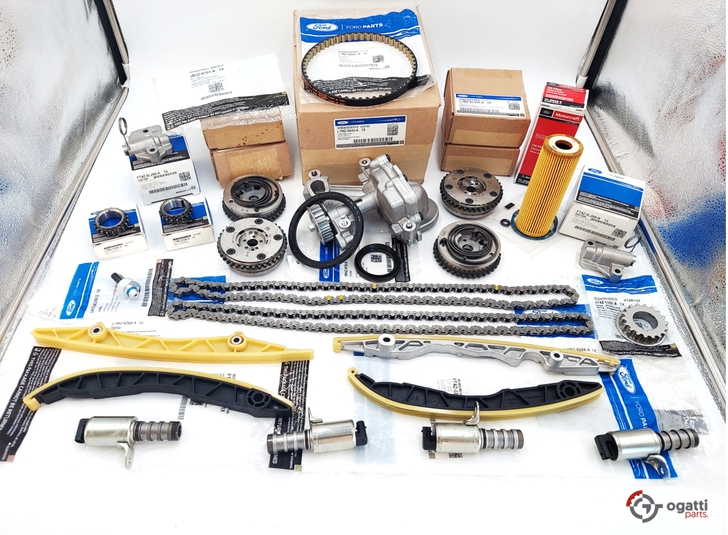 Brand New OEM ENGINE TIMING CHAIN GUIDES KIT-25 PIECES 3.0L DOHC 4V F-150 EDGE FUSION 2016-2018 (OGT-60-3.0LGTDI-25-1) - Imagen 2
