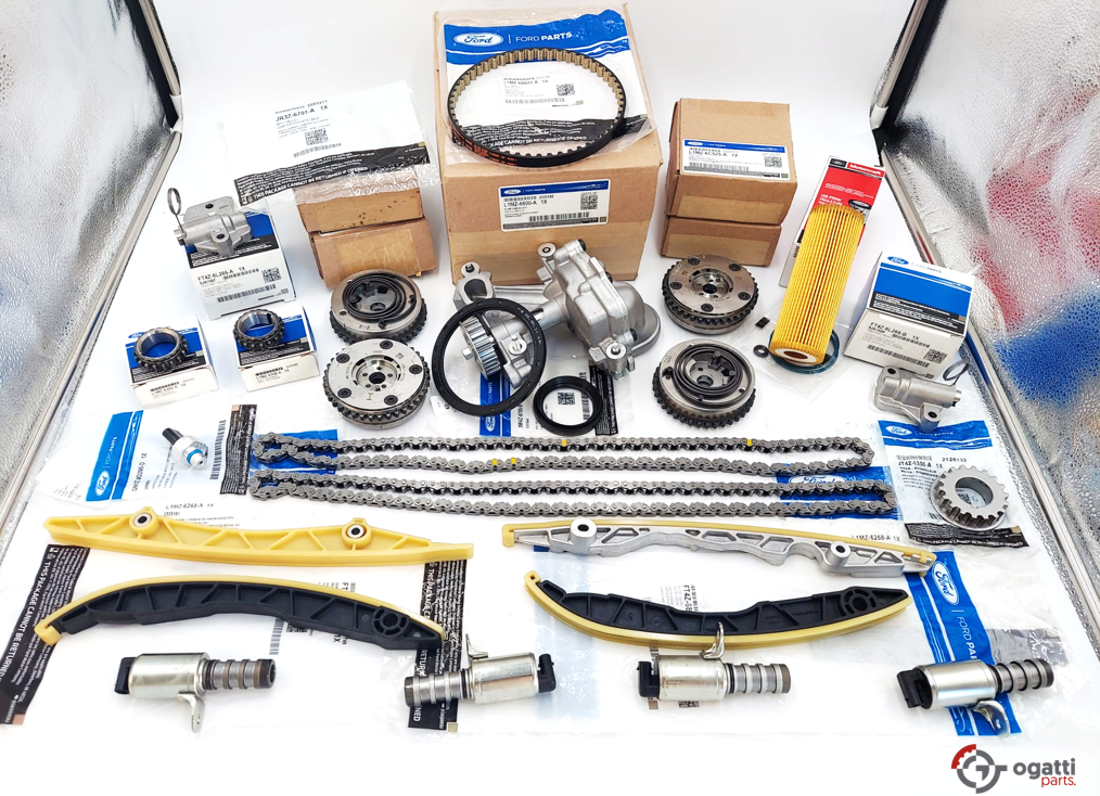 Brand New OEM ENGINE TIMING CHAIN GUIDES KIT-25 PIECES 3.0L DOHC 4V F-150 EDGE FUSION 2016-2018 (OGT-60-3.0LGTDI-25-1) - Imagen 5