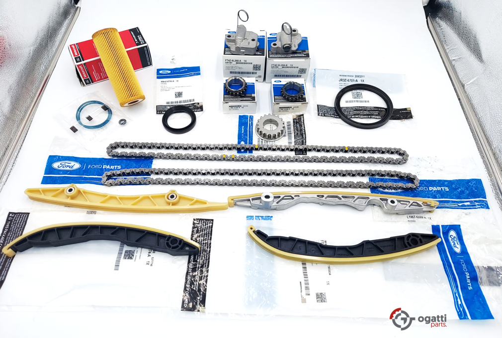 Brand New OEM ENGINE TIMING CHAIN GUIDES KIT-14 PIECES 3.0L DOHC 4V F-150 EDGE FUSION 2016-2018 (OGT-60-3.0LGTDI-14-1)