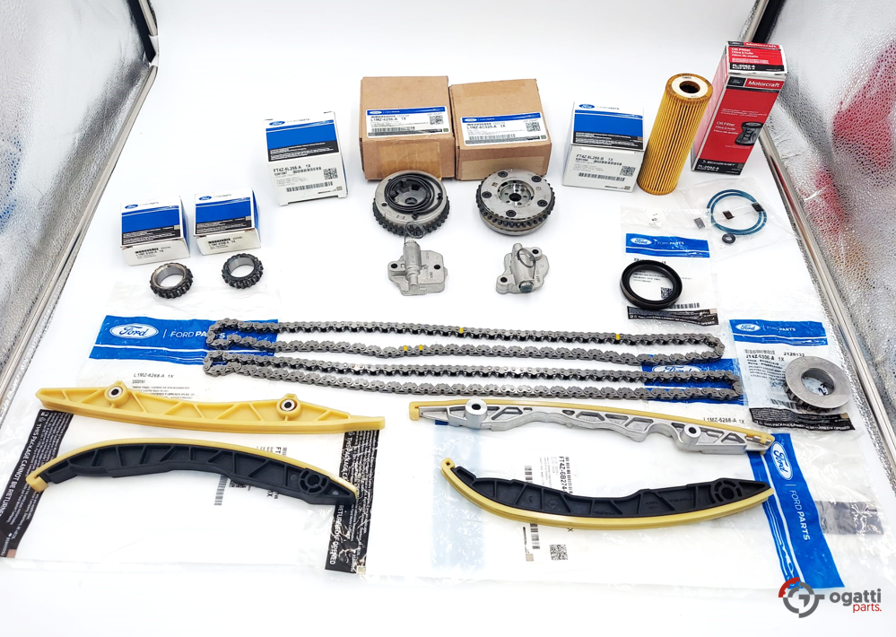 Brand New OEM ENGINE TIMING CHAIN GUIDES KIT-15 PIECES 3.0L DOHC 4V F-150 EDGE FUSION 2016-2018 (OGT-60-3.0LGTDI-15-1)