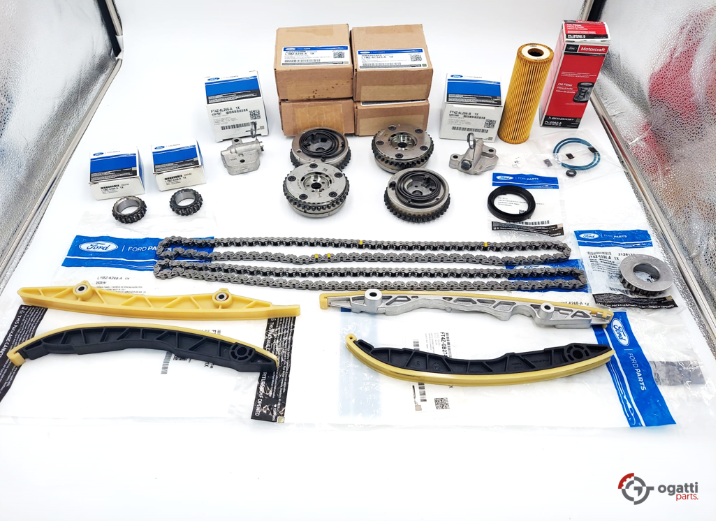 Brand New OEM ENGINE TIMING CHAIN GUIDES KIT-17 PIECES 3.0L DOHC 4V F-150 EDGE FUSION 2016-2018 (OGT-60-3.0LGTDI-17-1)