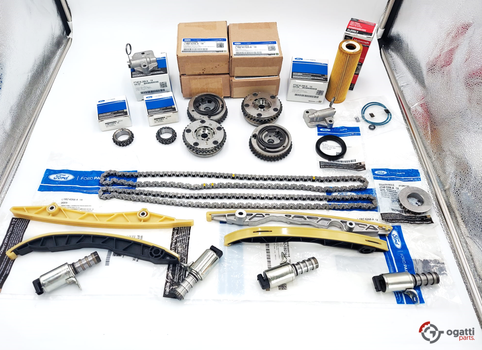 Brand New OEM ENGINE TIMING CHAIN GUIDES KIT-21 PIECES 3.0L DOHC 4V F-150 EDGE FUSION 2016-2018 (OGT-60-3.0LGTDI-21-1) - Imagen 4