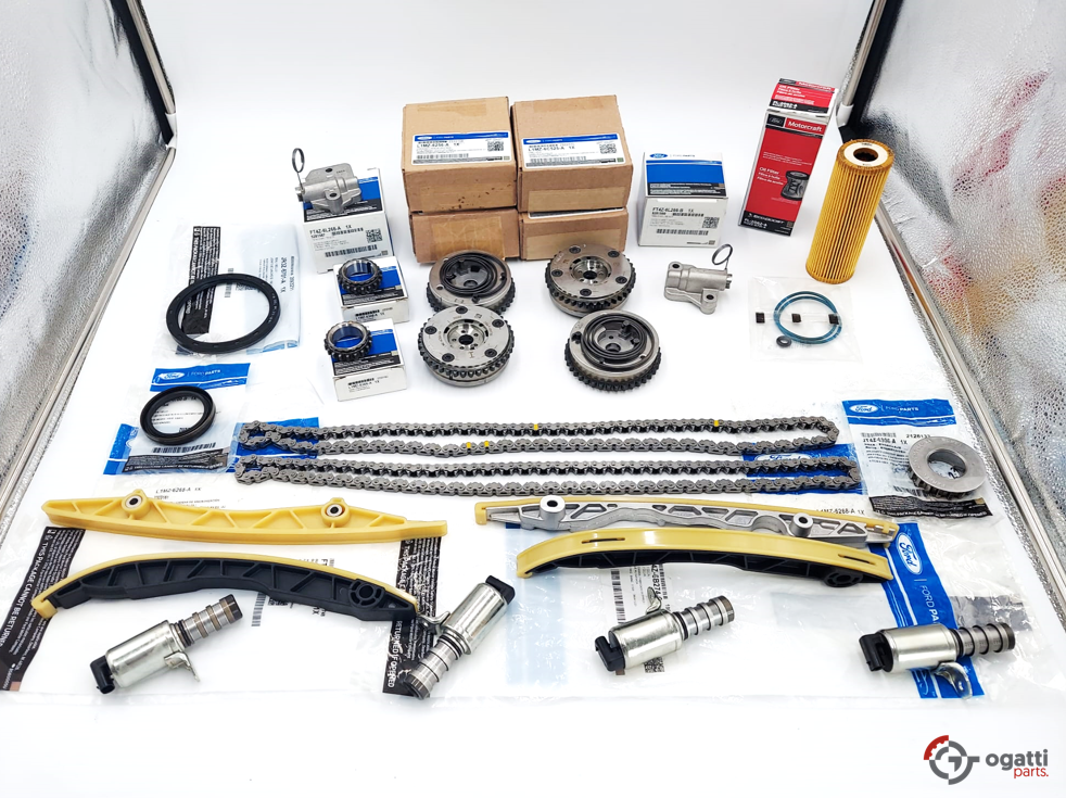 Brand New OEM ENGINE TIMING CHAIN GUIDES KIT-22 PIECES 3.0L DOHC 4V F-150 EDGE FUSION 2016-2018 (OGT-60-3.0LGTDI-22-1)