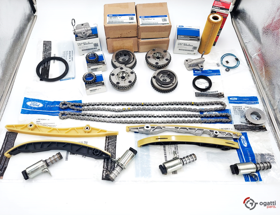 Brand New OEM ENGINE TIMING CHAIN GUIDES KIT-22 PIECES 3.0L DOHC 4V F-150 EDGE FUSION 2016-2018 (OGT-60-3.0LGTDI-22-1) - Imagen 3