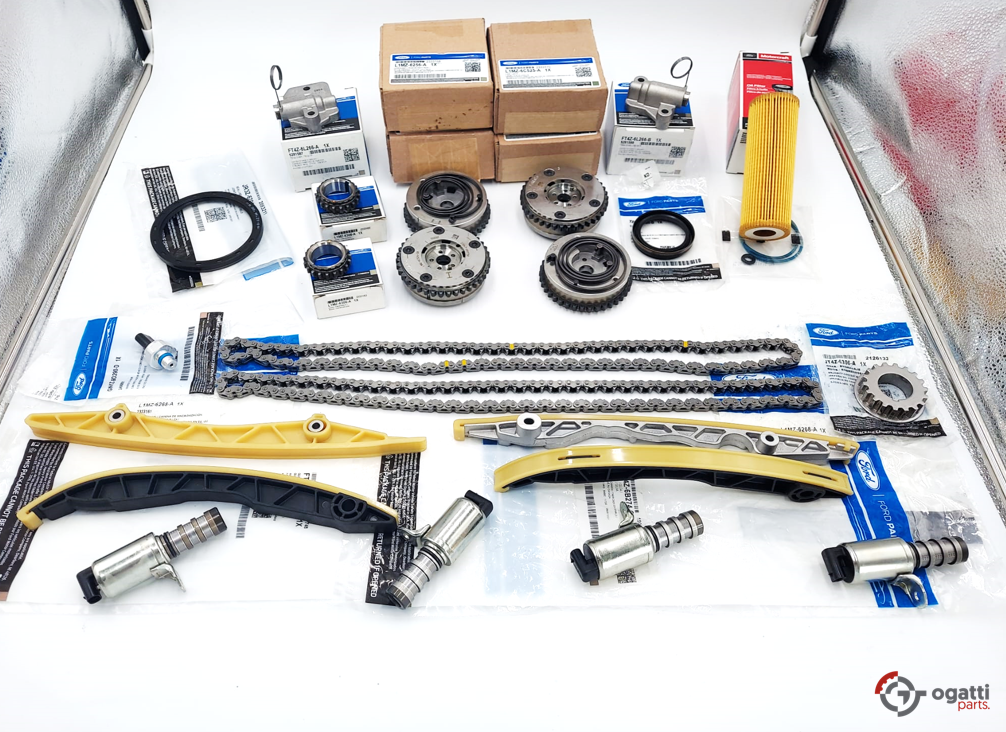 Brand New OEM ENGINE TIMING CHAIN GUIDES KIT-23 PIECES 3.0L DOHC 4V F-150 EDGE FUSION 2016-2018 (OGT-60-3.0LGTDI-23-1) - Imagen 2