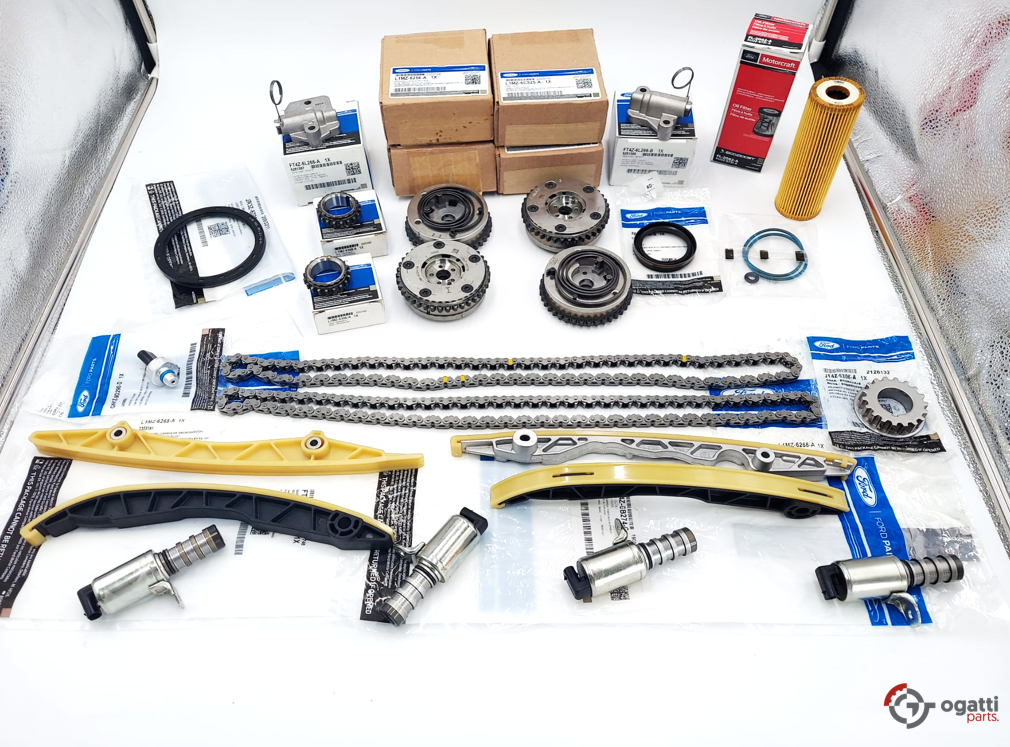 Brand New OEM ENGINE TIMING CHAIN GUIDES KIT-23 PIECES 3.0L DOHC 4V F-150 EDGE FUSION 2016-2018 (OGT-60-3.0LGTDI-23-1)