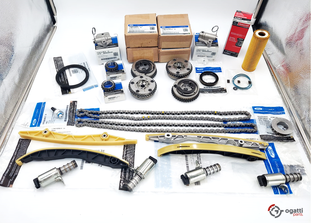 Brand New OEM ENGINE TIMING CHAIN GUIDES KIT-23 PIECES 3.0L DOHC 4V F-150 EDGE FUSION 2016-2018 (OGT-60-3.0LGTDI-23-1) - Imagen 5