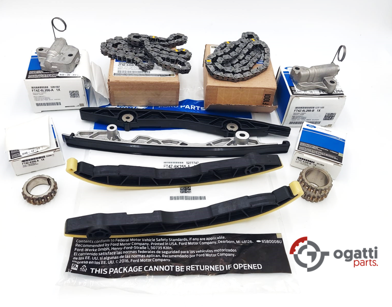 Brand New OEM ENGINE TIMING CHAIN KIT-10 PIECES 2.7L DOHC 4V F-150 EDGE FUSION 2016-2018 (OG-60-2.7L-10-1) - Imagen 2
