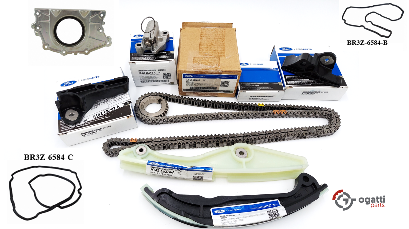 Brand New OEM Timing Chain Kit 3.5L DOHC VCT, 10 Pieces, Engine Repair Kit (OG-60-3.5L-10-2) - Imagen 2