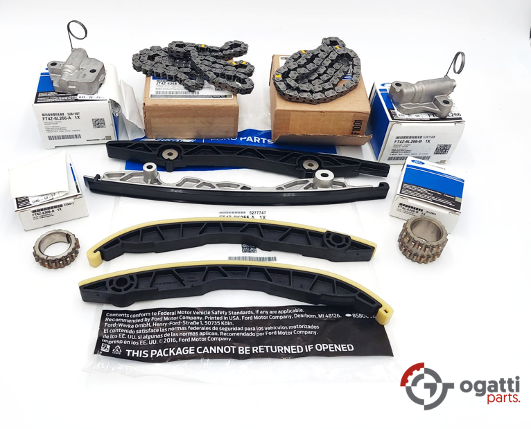 Brand New OEM ENGINE TIMING CHAIN KIT-10 PIECES 2.7L DOHC 4V F-150 EDGE FUSION 2016-2018 (OG-60-2.7L-10-1)