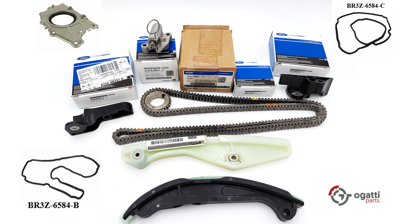 Brand New OEM Timing Chain Kit 3.5L DOHC VCT, 10 Pieces, Engine Repair Kit (OG-60-3.5L-10-2) - Imagen 5