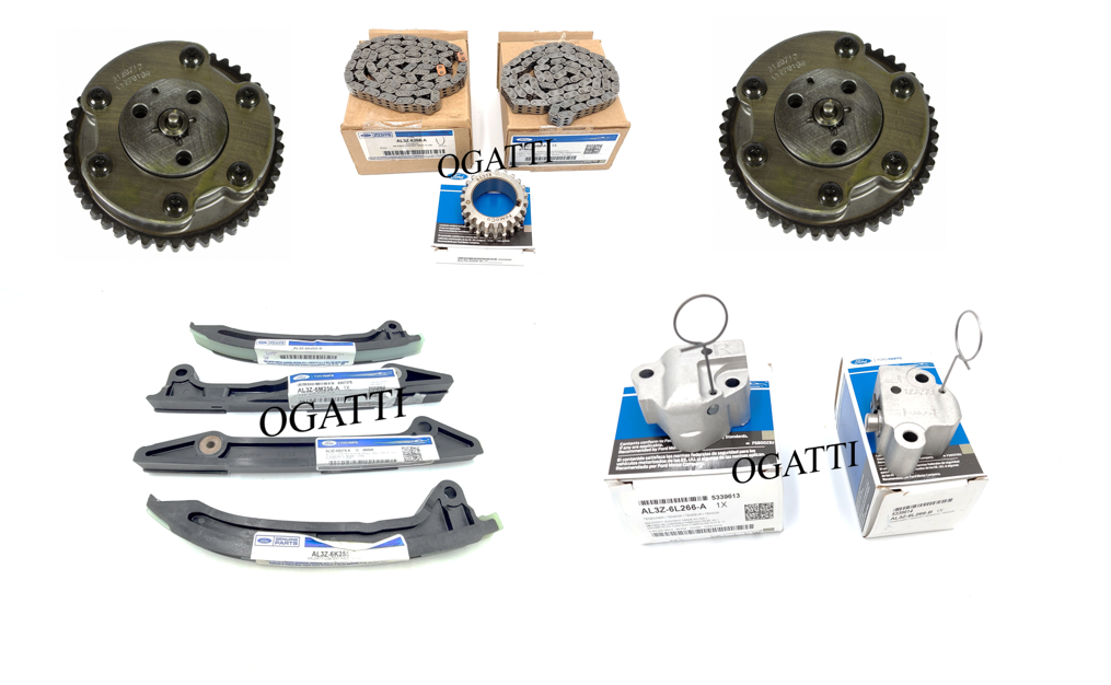 Brand New OEM Timing Chain Kit 6.2L V8 2V DOHC, 11 Pieces, Engine Repair Kit (OG-60-6.2L-11-1) - Imagen 2