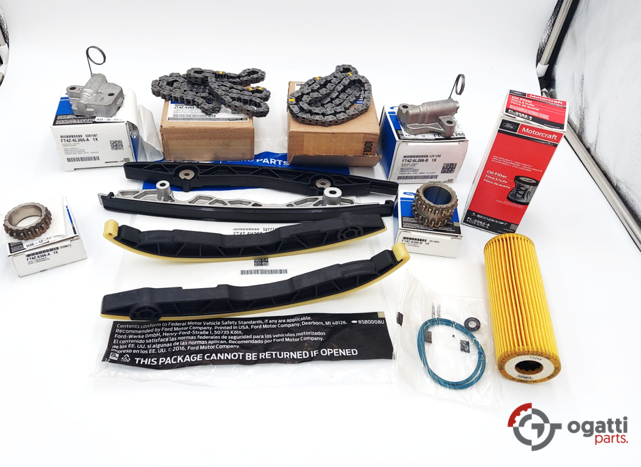 Brand New OEM ENGINE TIMING CHAIN KIT-11 PIECES 2.7L DOHC 4V F-150 EDGE FUSION 2016-2018 (OG-60-2.7L-11-1) - Imagen 4