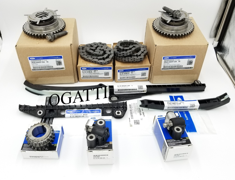 Brand New OEM Timing Chain Guides 5.4L V8, 11 Pieces, Engine Repair Kit Explorer|F-150|Expedition|F-250-350 2004-2010 (OG-60-5.4L-11-2) - Imagen 5