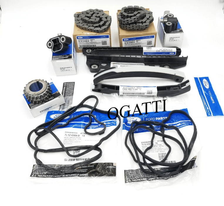 Brand New OEM Timing Chain Guides 5.4L SOHC V8, 2004 11-3 Pieces, Engine Repair Kit Econoline|Excursion|Expedition|F-250-350 2004-2017 (OG-60-5.4L-11-3) - Imagen 4