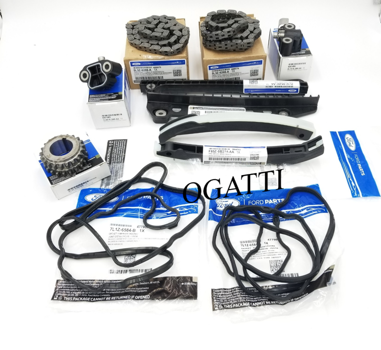 Brand New OEM Timing Chain Guides 5.4L V8, 24V OHV 11 Pieces, Engine Repair Kit (OG-60-5.4L-11-3) - Imagen 4