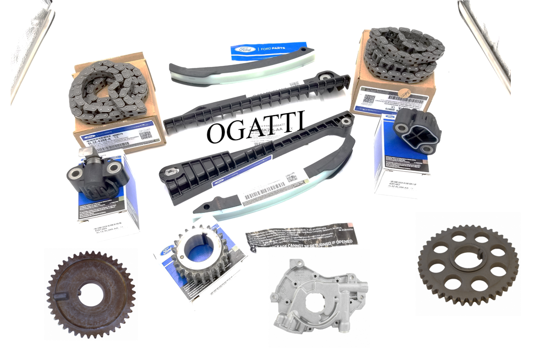 Brand New OEM Timing Chain Guides 6.8L 10 CYL, 12 Pieces, Engine Repair Kit (OG-60-6.8L-12-1) - Imagen 2