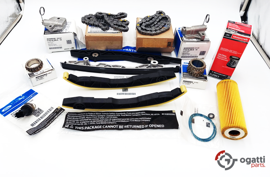 Brand New OEM ENGINE TIMING CHAIN KIT-12 PIECES 2.7L DOHC 4V F-150 EDGE FUSION 2016-2018 (OG-60-2.7L-12-1)