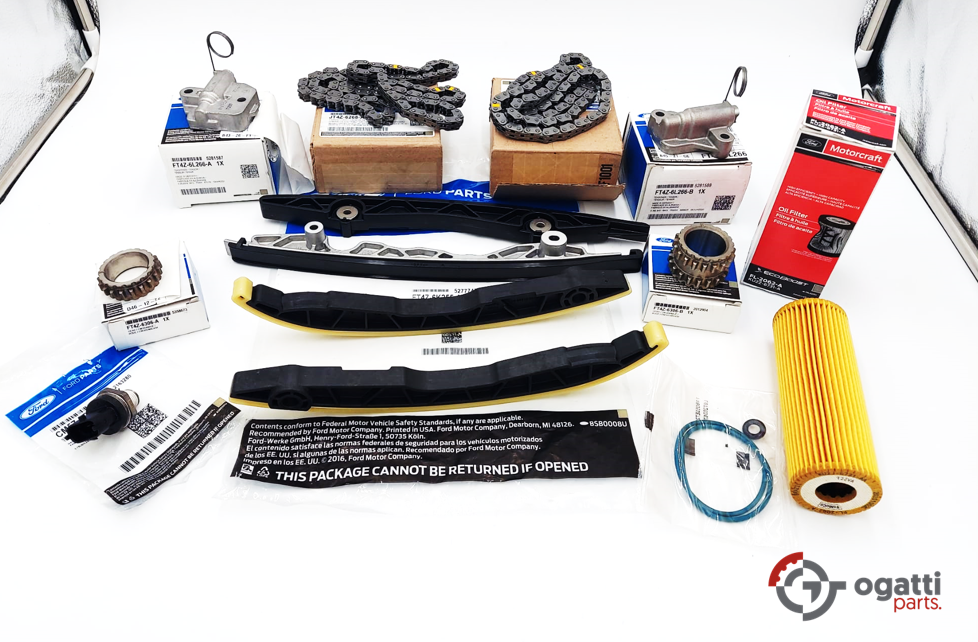 Brand New OEM ENGINE TIMING CHAIN KIT-12 PIECES 2.7L DOHC 4V F-150 EDGE FUSION 2016-2018 (OG-60-2.7L-12-1) - Imagen 3