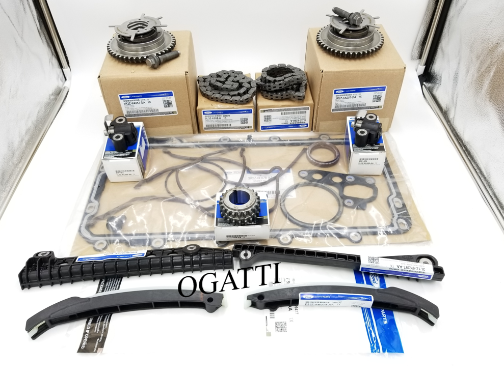 Brand New OEM Timing Chain Guides 5.4L V8, 12 Pieces, Engine Repair Kit Econoline|Excursion|Expedition|F-250-350 2004-2017 (OG-60-5.4L-12-1) - Imagen 4