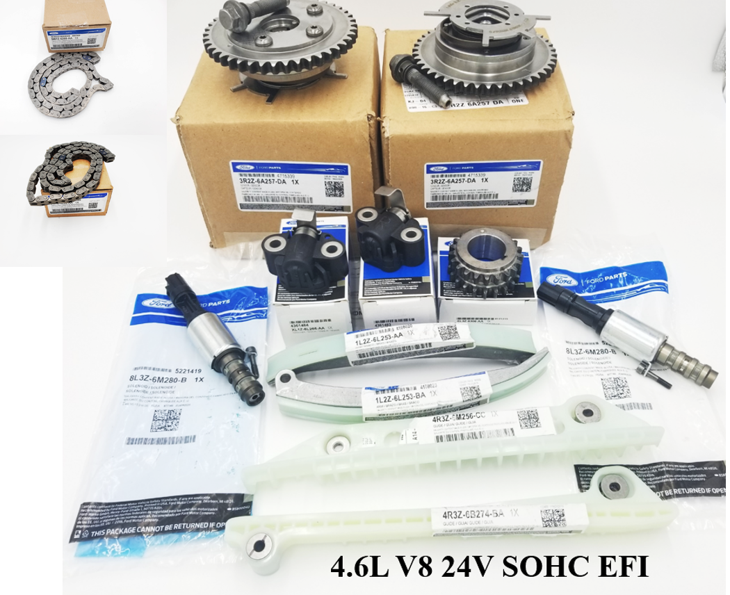 Brand New OEM Timing Chain 4.6L V8, 13 Pieces, Engine Repair Kit (OG-60-4.6L-13-1) - Imagen 2