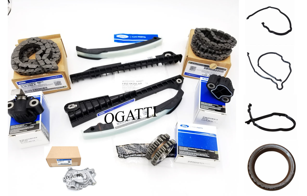 Brand New OEM Timing Chain Guides 6.8L 10 CYL, 14 Pieces, Engine Repair Kit (OG-60-6.8L-14-1) - Imagen 2