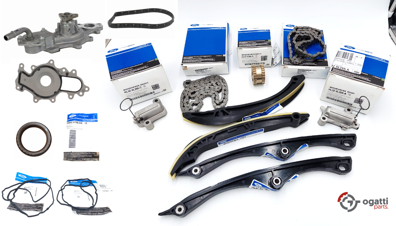 Brand New OEM Timing Chain Kit 3.5L DOHC TURBO, 15-2 Pieces, Engine Repair Kit (OG-60-3.5LT-15-2) - Imagen 2
