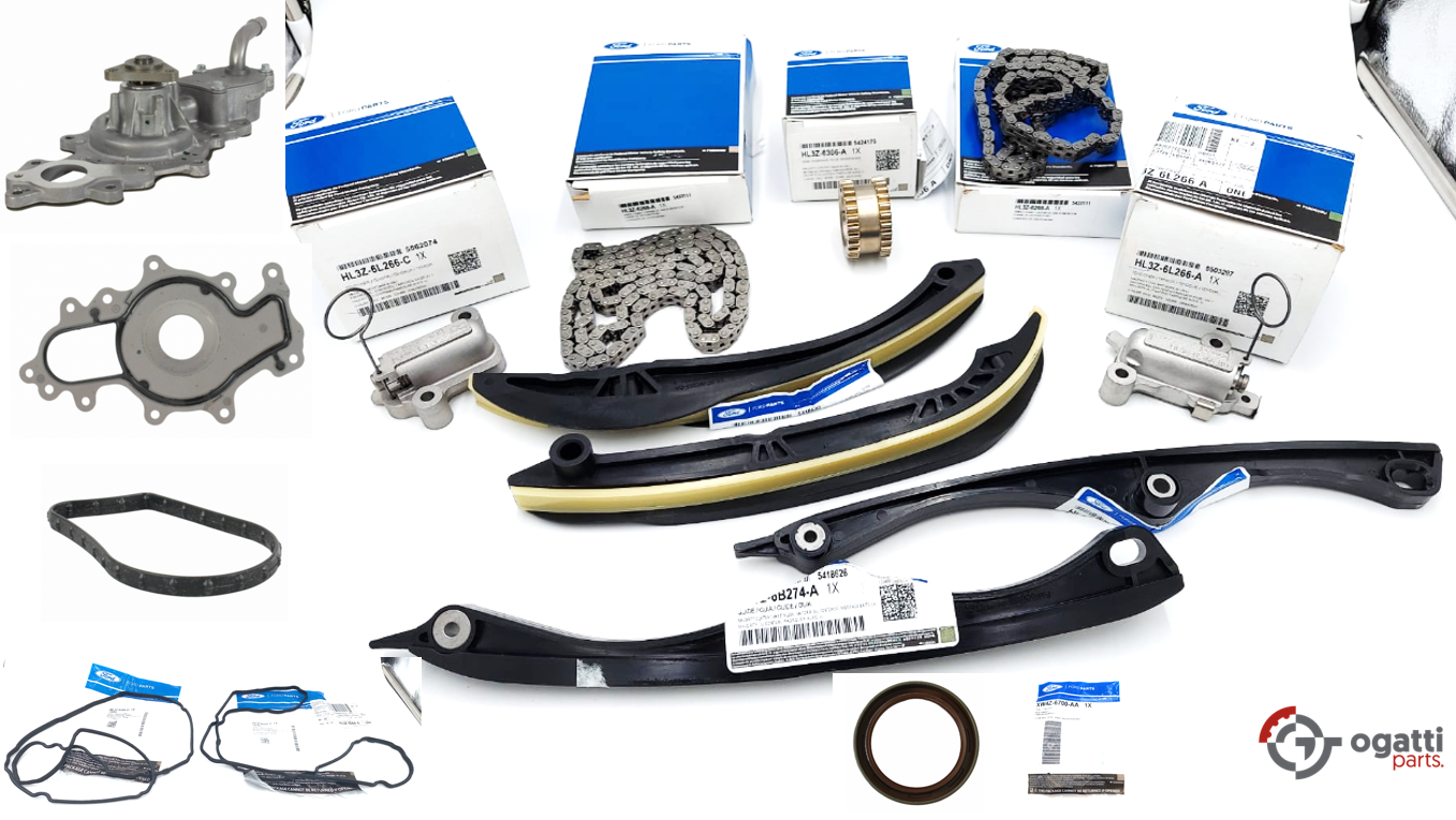 Brand New OEM Timing Chain Kit 3.5L DOHC TURBO, 15-2 Pieces, Engine Repair Kit (OG-60-3.5LT-15-2)
