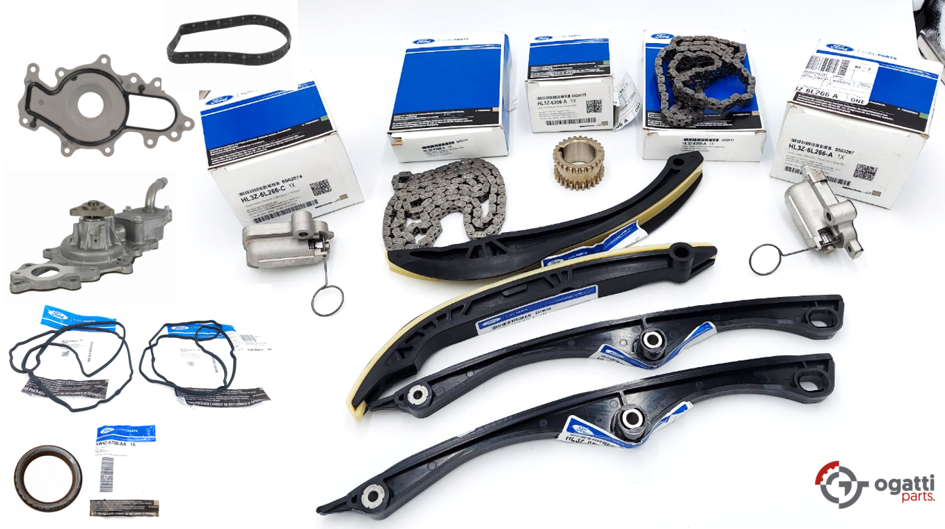 Brand New OEM Timing Chain Kit 3.5L DOHC TURBO, 15-2 Pieces, Engine Repair Kit (OG-60-3.5LT-15-2) - Imagen 5