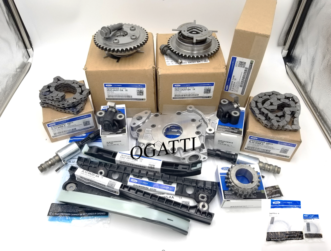 Brand New OEM Timing Chain Guides 5.4L V8, 16 Pieces, Engine Repair Kit Explorer|F-150|Expedition|F-250-350 2004-2010 (OG-60-5.4L-16-1) - Imagen 2