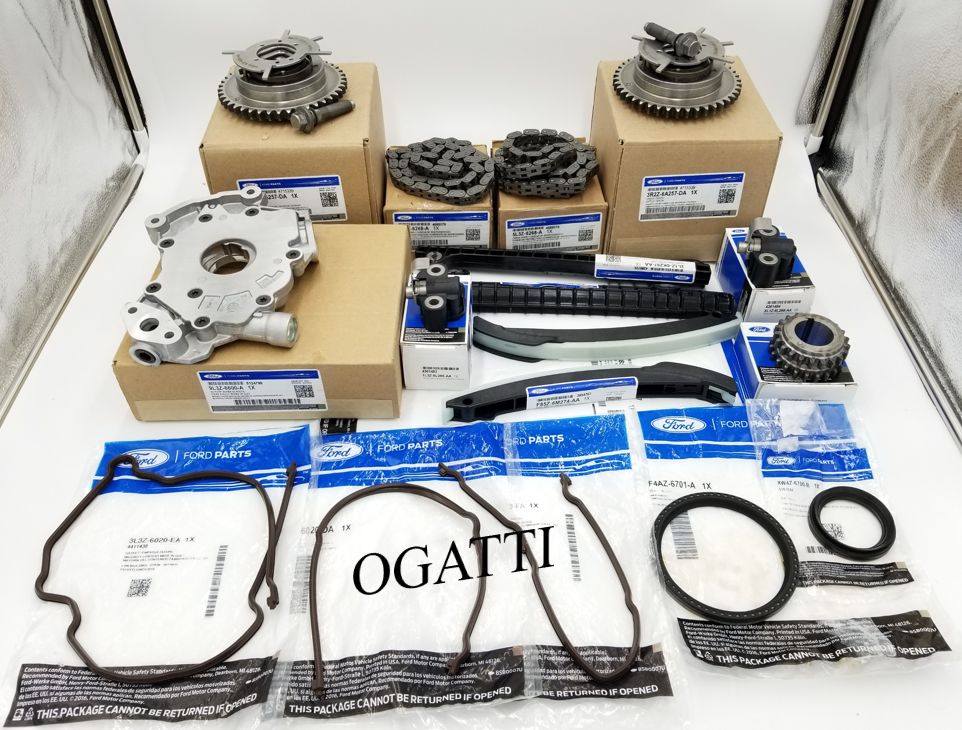 Brand New OEM Timing Chain Guides 5.4L V8, 17 Pieces, Engine Repair Kit Explorer|F-150|Expedition|F-250-350 2004-2010 (OG-60-5.4L-17-2)