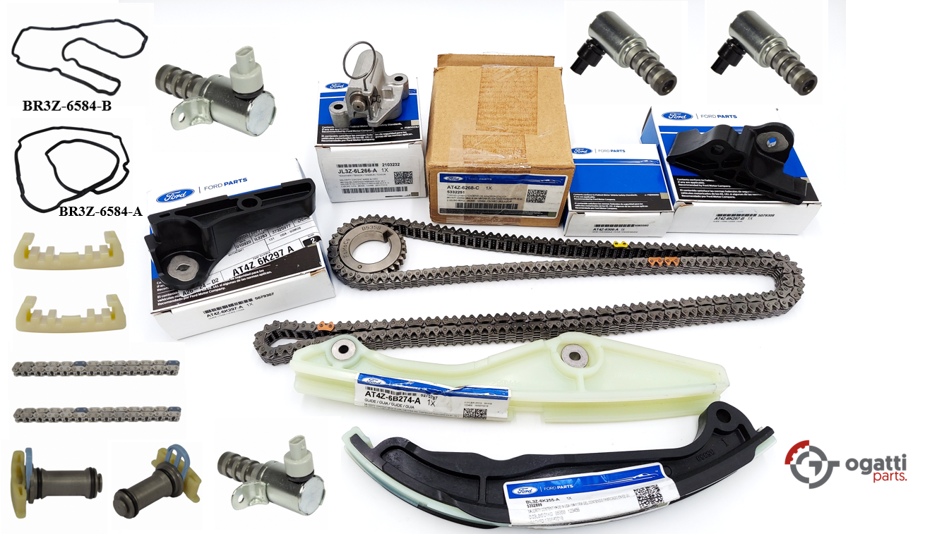 Brand New OEM Timing Chain Kit 3.5L DOHC VCT, 19 Pieces, Engine Repair Kit for Explorer |F-150|Edge | Flex |Taurus 2011-2019 (OG-60-3.5L-19-2) - Imagen 2