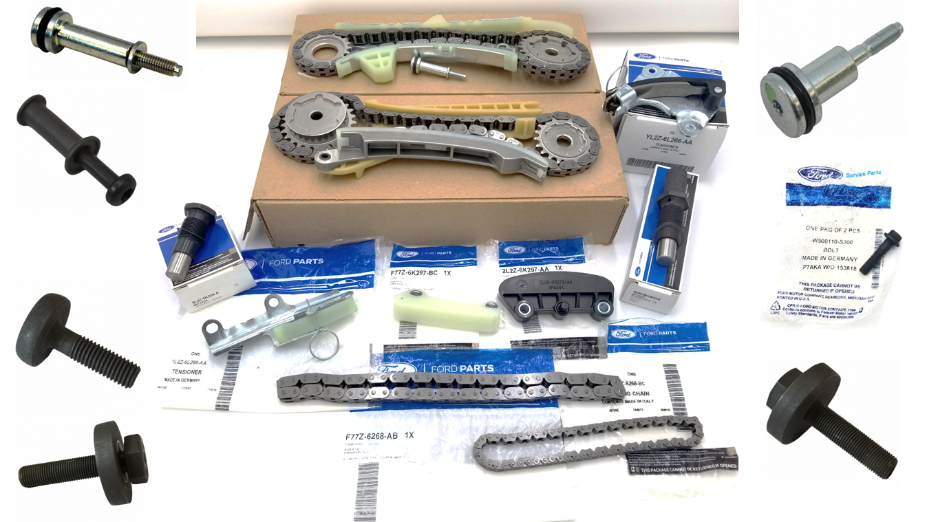 Brand New OEM Timing Chain 4.0L, 19 Pieces Engine Repair Kit (OG-60-4.0L-19-1) - Imagen 3