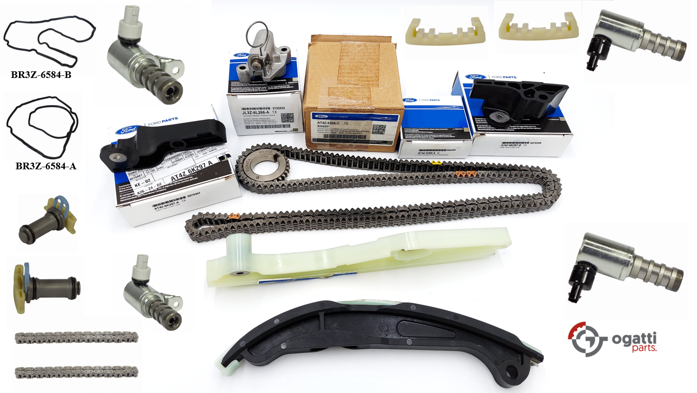 Brand New OEM Timing Chain Kit 3.5L DOHC VCT, 19 Pieces, Engine Repair Kit for Explorer |F-150|Edge | Flex |Taurus 2011-2019 (OG-60-3.5L-19-2) - Imagen 3