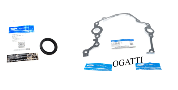 Brand New OEM Seal Crankshasft Oil Front and Gasket 4.0L, 2 Pieces Engine Repair Kit (OG-60-4.0L-2-10)
