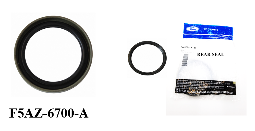 Brand New OEM Seal Asy - Crankshaft Oil 4.6L, 2 Pieces Engine Repair Kit (OG-60-4.6L-2-7) - Imagen 2