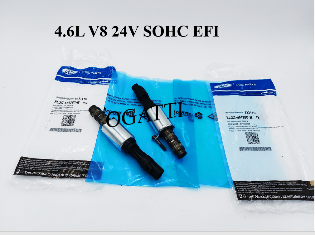 Brand New OEM Solenoid VCT - Engine Variable Timing 4.6L, 2 Pieces Engine Repair Kit (OG-60-4.6L-2-6)