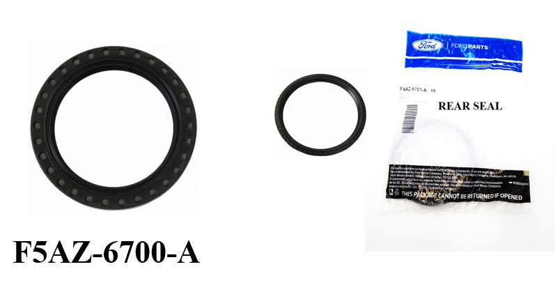 Brand New OEM Seal Asy - Crankshaft Oil 4.6L, 2 Pieces Engine Repair Kit (OG-60-4.6L-2-7) - Imagen 4