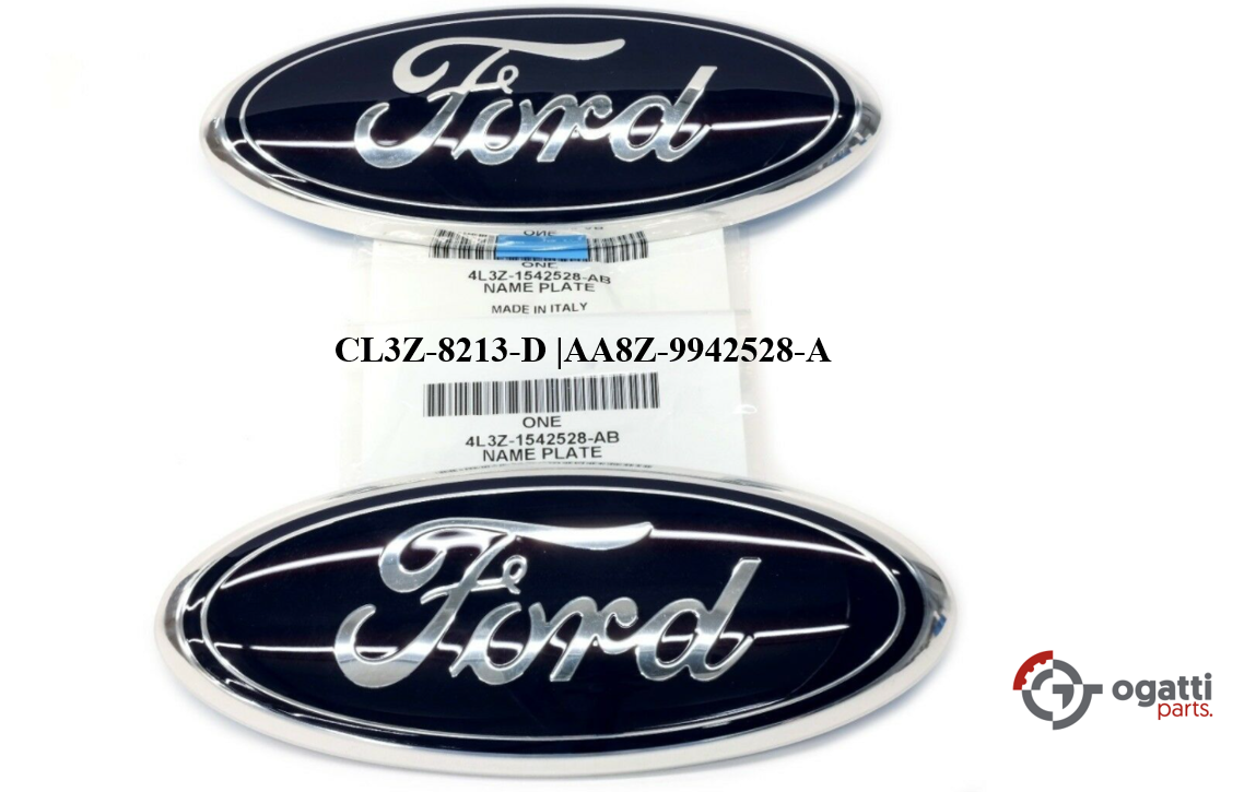 Brand New OEM DECAL 2004-2009 Ford F150 Blue Ford Logo Oval 9 Inch Grille & Tailgate Emblem CL3Z-8213-D - Imagen 2