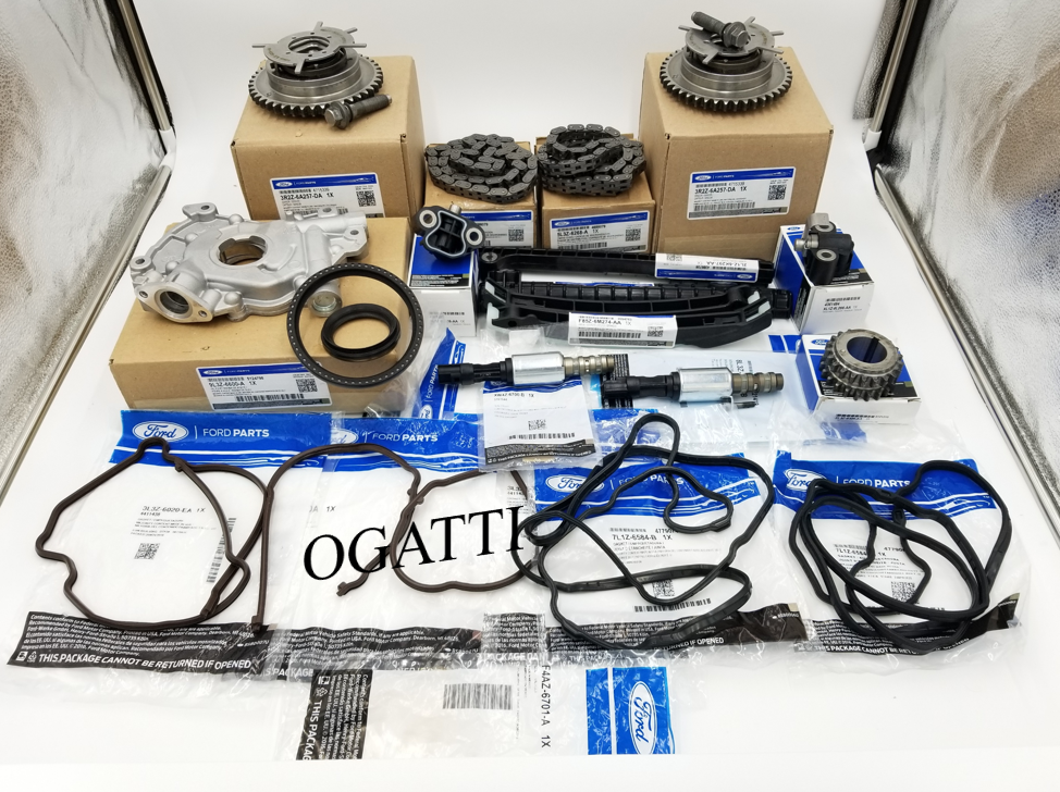 Brand New OEM Timing Chain Guides 5.4L V8, 21 Pieces, Engine Repair Kit Explorer|F-150|Expedition|F-250-350 2004-2010 (OG-60-5.4L-21-1) - Imagen 2