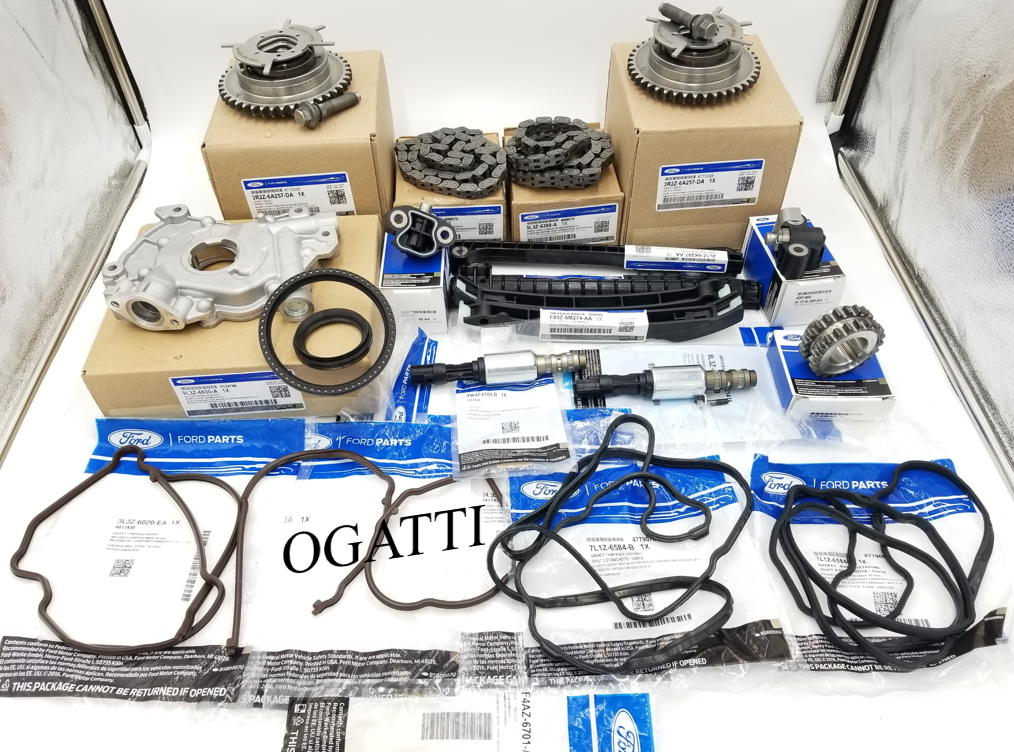 Brand New OEM Timing Chain Guides 5.4L V8, 21 Pieces, Engine Repair Kit Explorer|F-150|Expedition|F-250-350 2004-2010 (OG-60-5.4L-21-1)