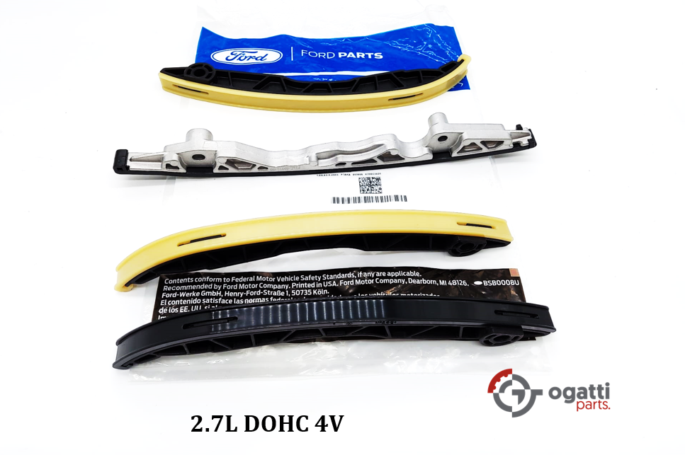 Brand New OEM ENGINE TIMING CHAIN GUIDES KIT-4 PIECES 2.7L DOHC 4V F-150 EDGE FUSION 2016-2018 (OG-60-2.7L-4-1) - Imagen 3