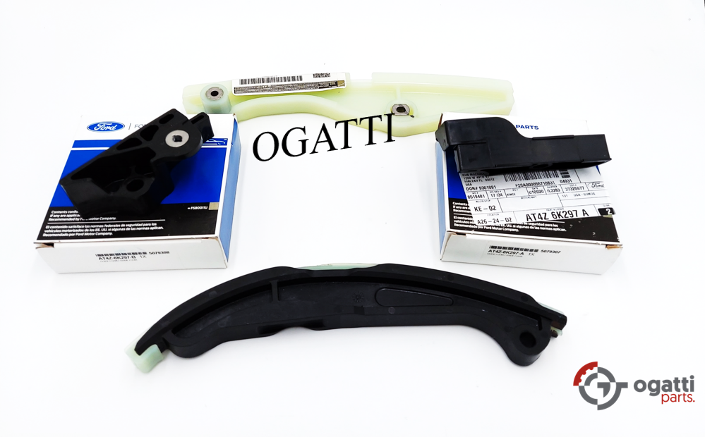 Brand New OEM Timing Chain Guides Kit 3.5L DOHC VCT, 4 Pieces, Engine Repair Kit (OG-60-3.5L-4-1) - Imagen 2
