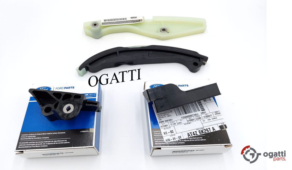 Brand New OEM Timing Chain Guides Kit 3.5L DOHC VCT, 4 Pieces, Engine Repair Kit (OG-60-3.5L-4-1) - Imagen 3