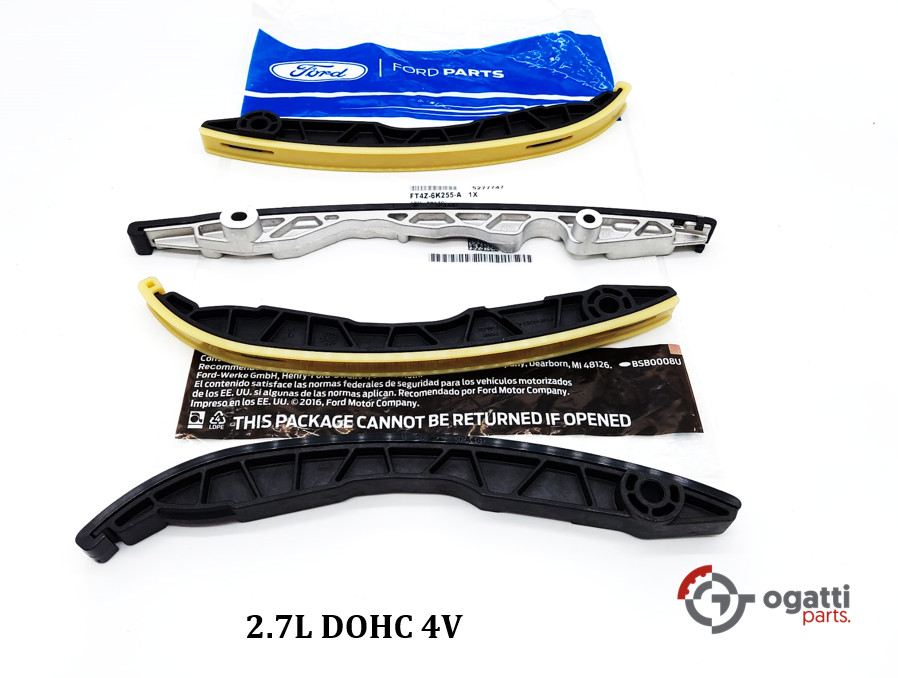 Brand New OEM ENGINE TIMING CHAIN GUIDES KIT-4 PIECES 2.7L DOHC 4V F-150 EDGE FUSION 2016-2018 (OG-60-2.7L-4-1) - Imagen 8