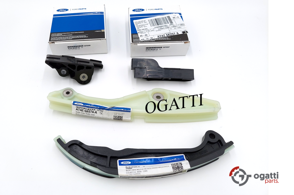 Brand New OEM Timing Chain Guides Kit 3.5L DOHC VCT, 4 Pieces, Engine Repair Kit (OG-60-3.5L-4-1) - Imagen 4