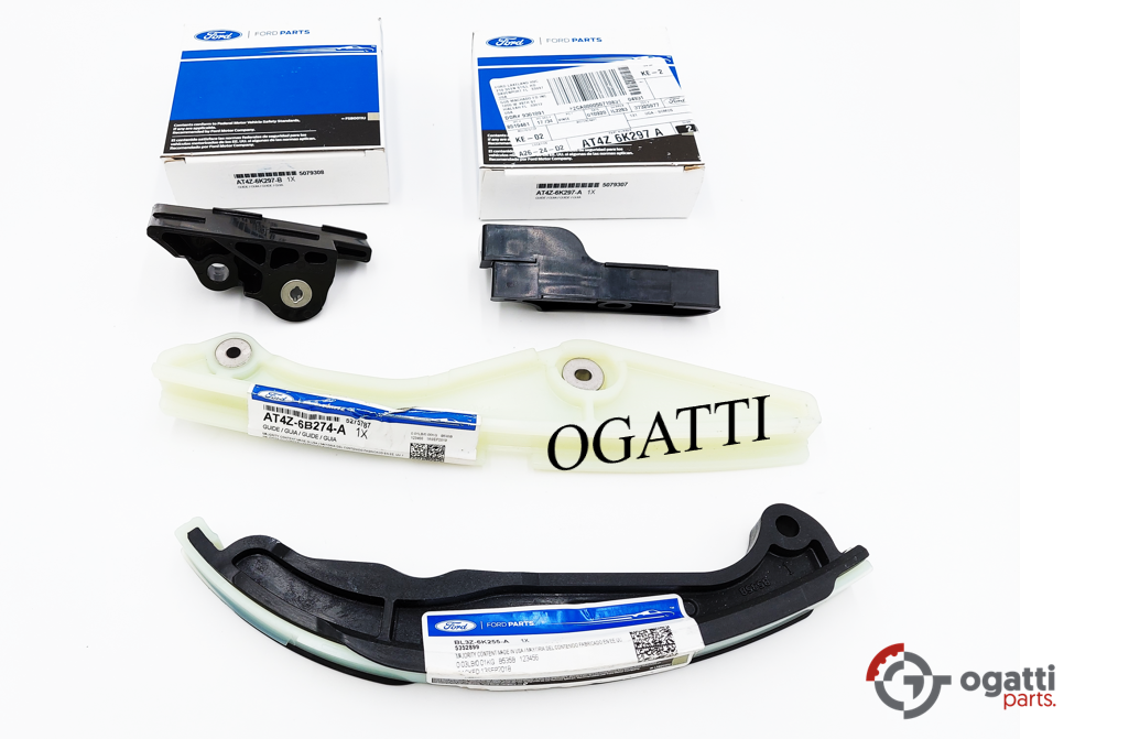 Brand New OEM Timing Chain Guides Kit 3.5L DOHC VCT, 4 Pieces, Engine Repair Kit (OG-60-3.5L-4-1)