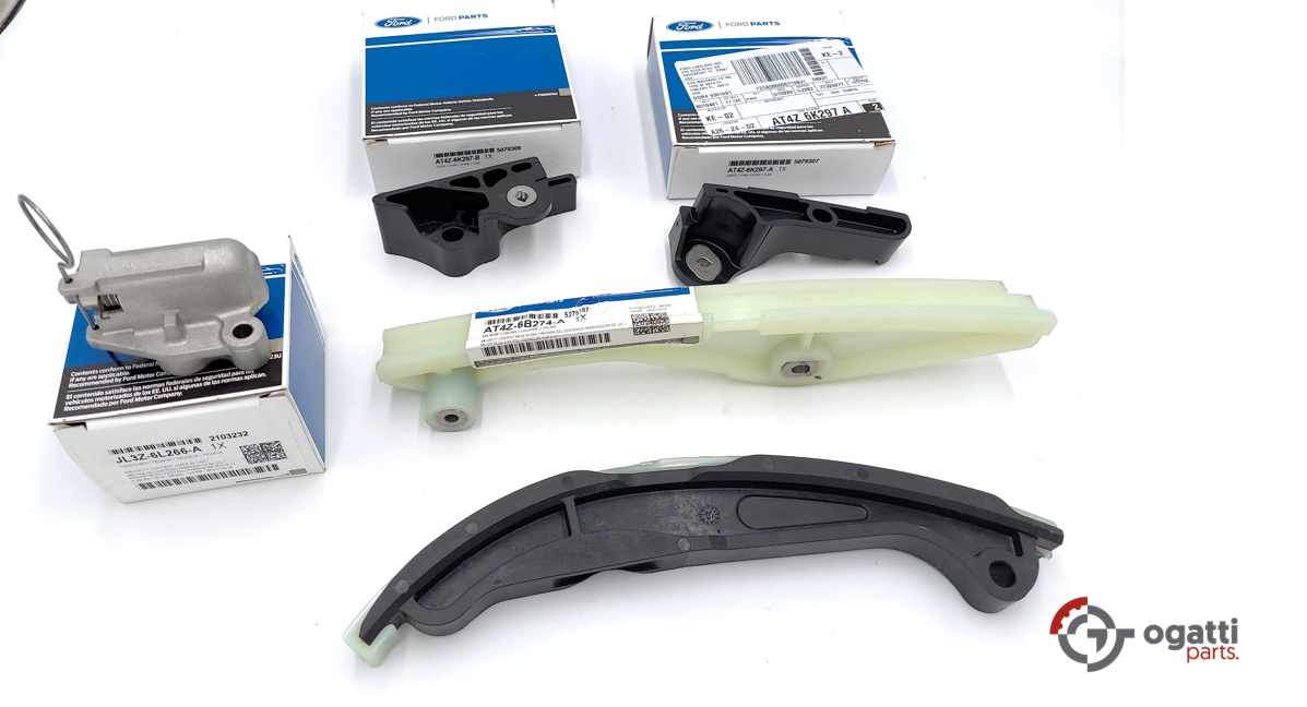 Brand New OEM Timing Chain Guides Kit 3.5L DOHC VCT, 5 Pieces, Engine Repair Kit (OG-60-3.5L-5-1) - Imagen 2