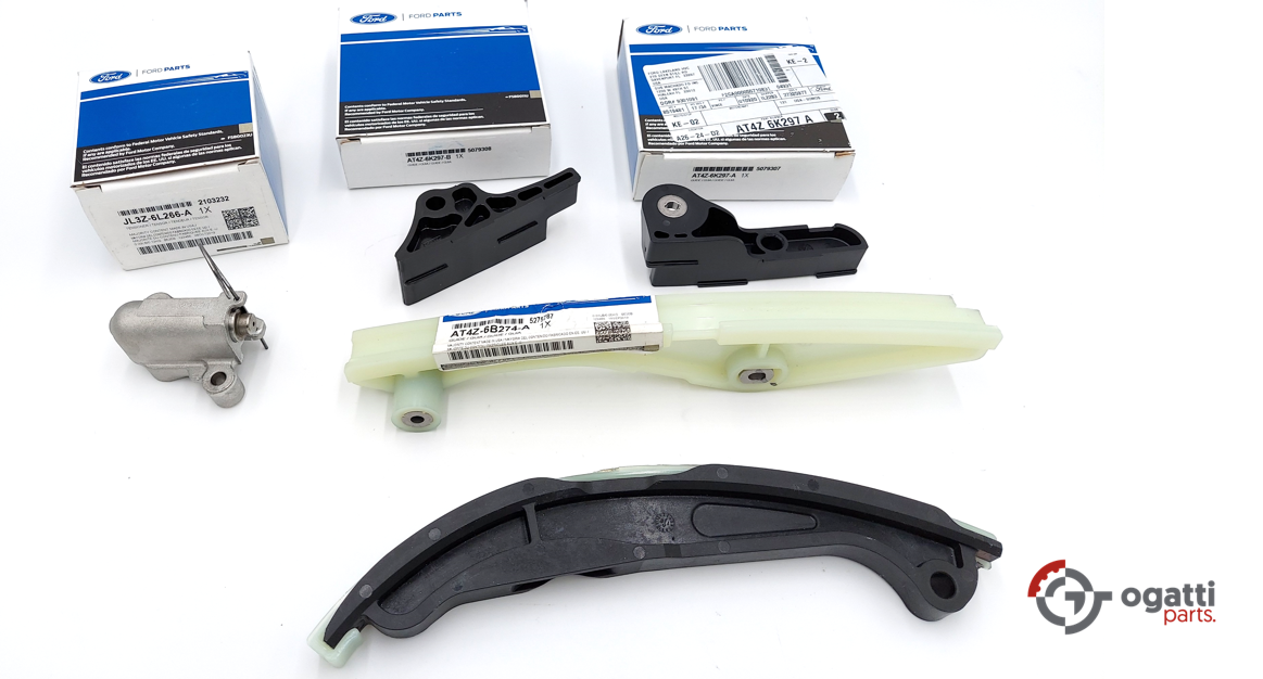 Brand New OEM Timing Chain Guides Kit 3.5L DOHC VCT, 5 Pieces, Engine Repair Kit (OG-60-3.5L-5-1) - Imagen 3